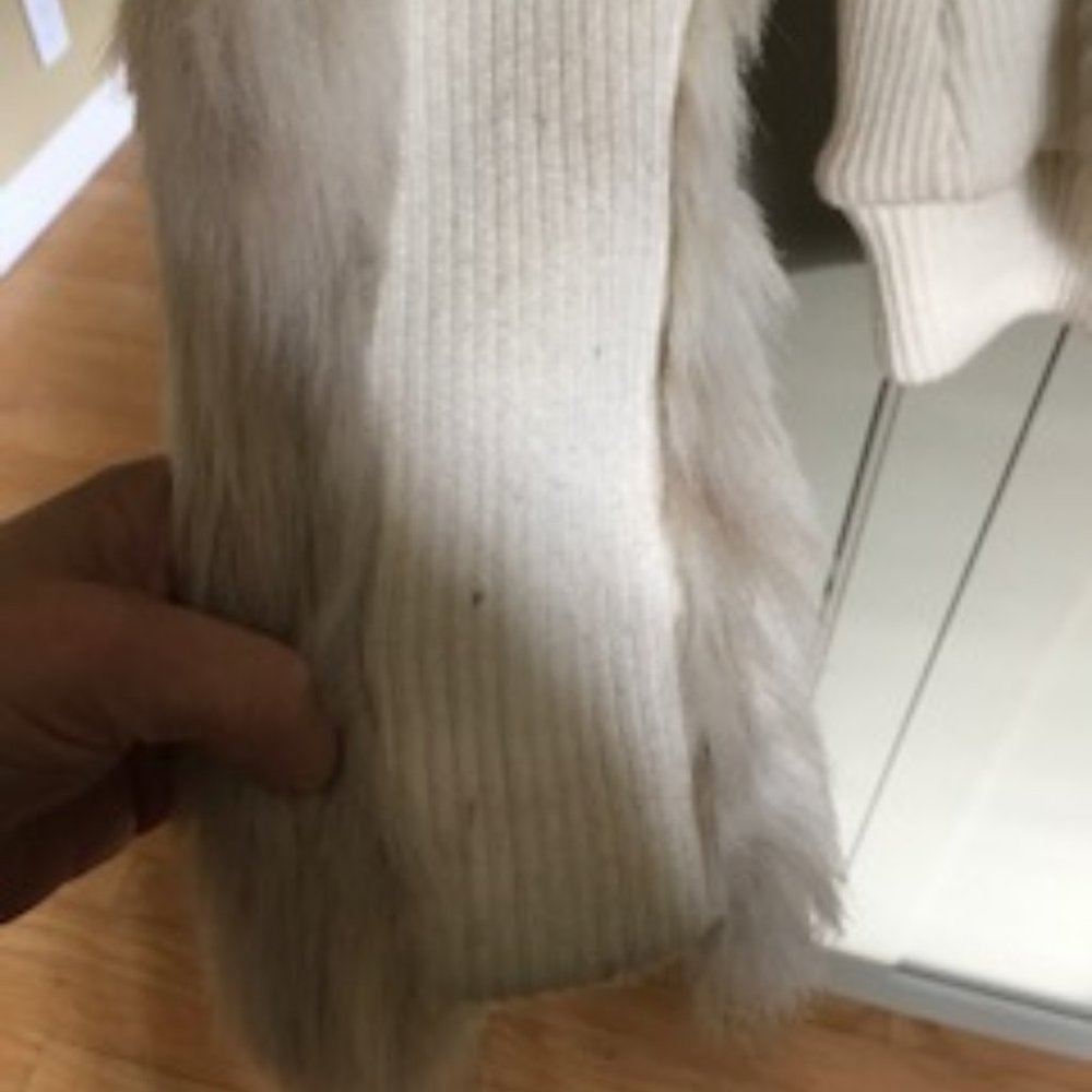 Guess Faux Fur High Pop CollarJacket - Picture 14 of 14